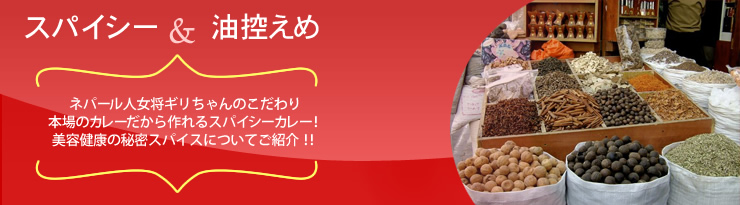 ネパール人女将ギリちゃんのこだわり本場のカレーだから作れるスパイシーカレー！美容健康の秘密スパイスについてご紹介！！